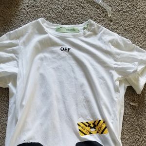 Off white Spray mirror mirror t shirt